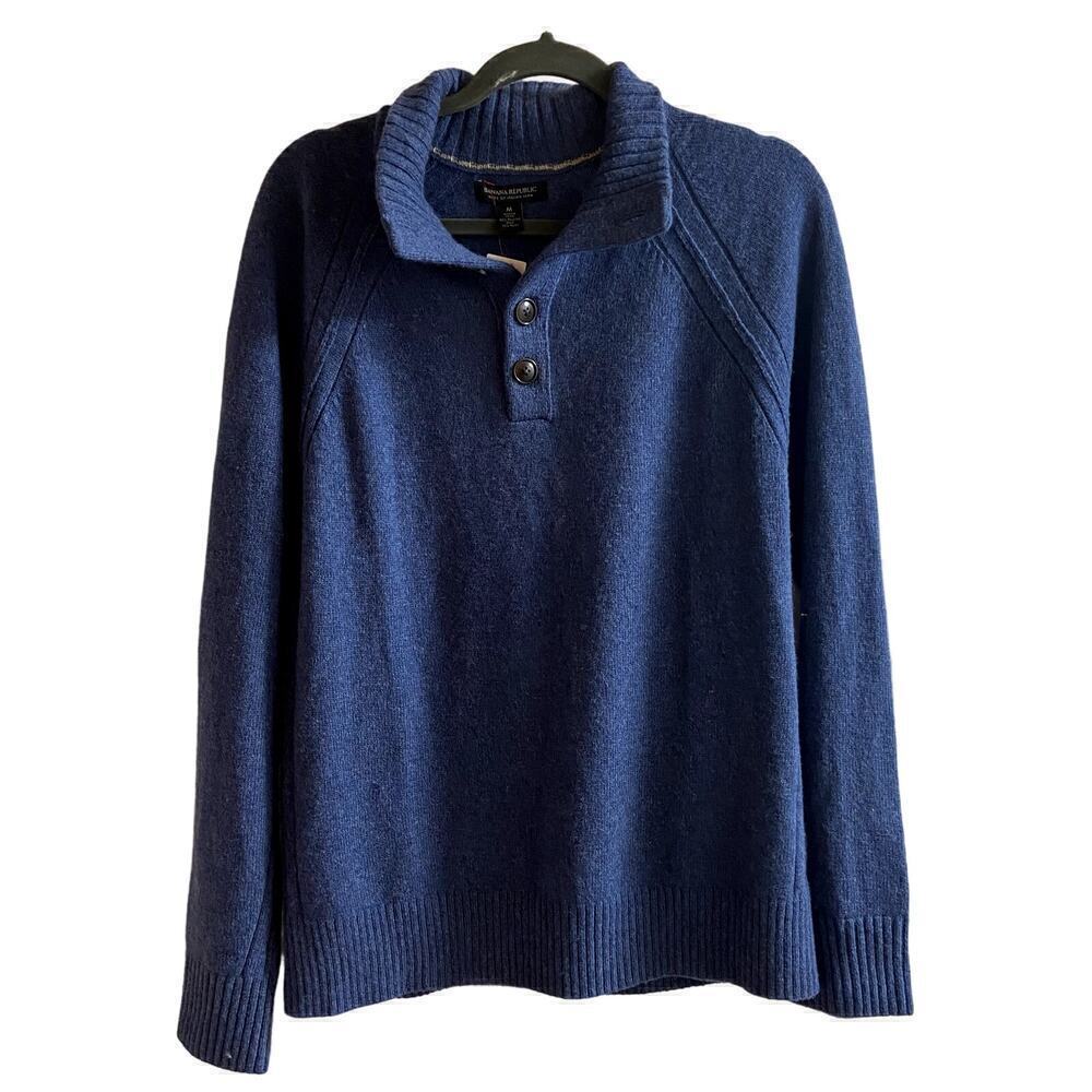Banana Republic Men's Italian Yarn Sweater Size Medium